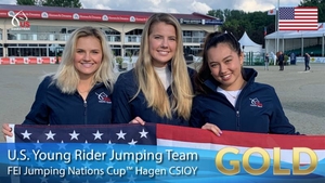 Young rider jump team
