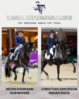 Dressae riders for World Cup