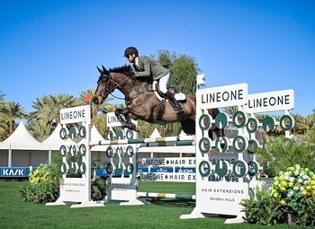 James Chawke on Nacara van Berkenbroek photo High Desert Sport Photo