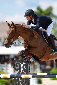Karl Cook on Caracole de la Roque 1.45m Sportfot