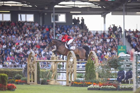 Laura Kraut on Baloutinue Aachen Nations Cup 
