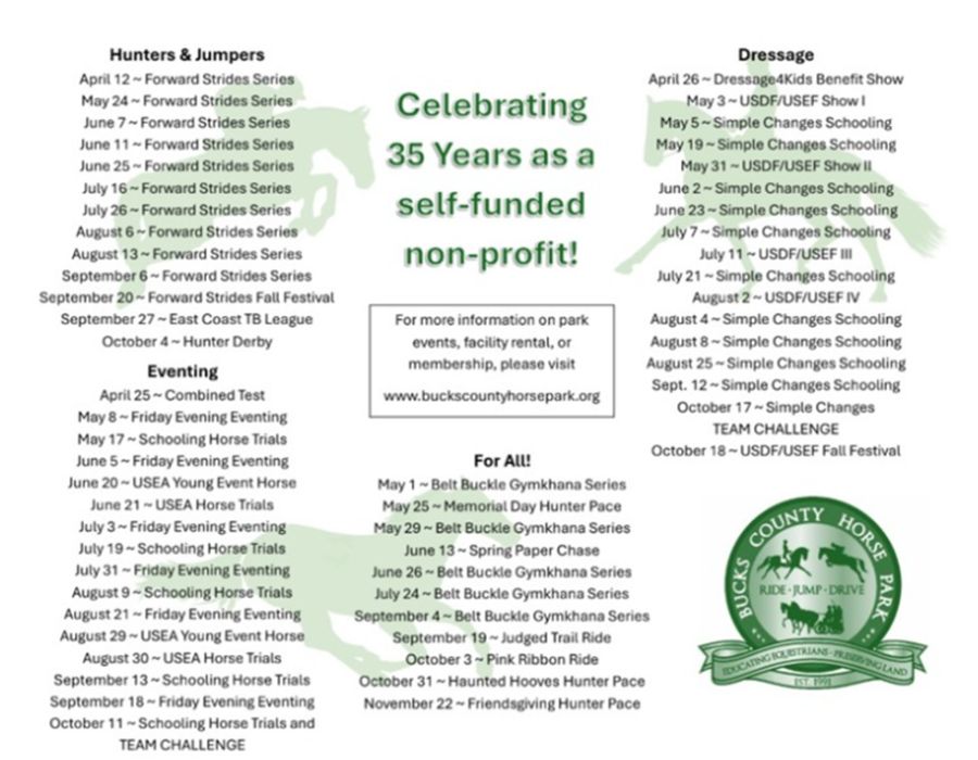 Bucks Co Horse Park 900 x 700 