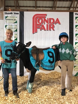 candid Carrie Trauger and weanling Karen Kohl
